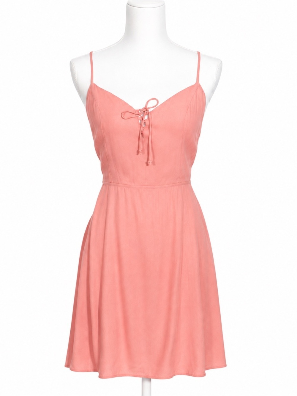 REFORMATION Open Back Lace Up Mini Dress Size 12